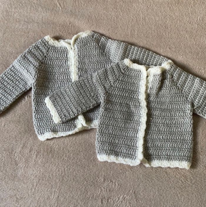 2 gilets en laines