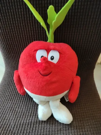 Peluche radis neuve