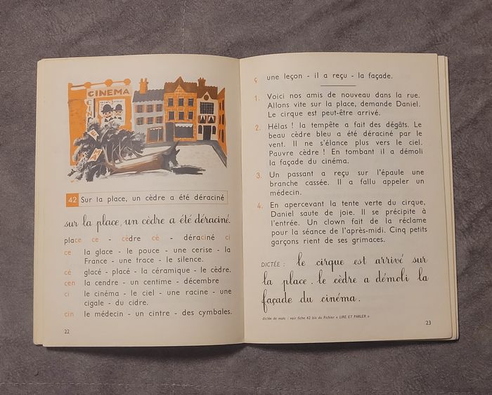 DANIEL ET VALERIE, METHODE MIXTE DE LECTURE, 2e LIVRET Vincent R. Houblain L. 1978 - photo numéro 3