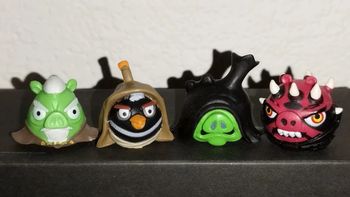 Lot Angry Birds Star Wars mini Figurine rare figure Dark Maul Palpatine Dooku