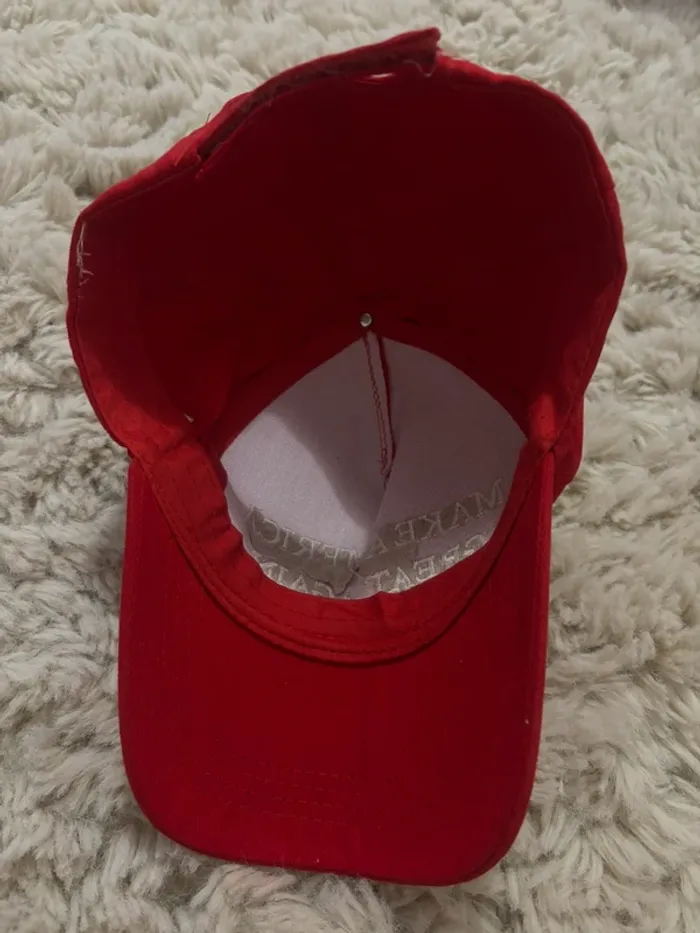 Casquette rouge make america - photo numéro 3
