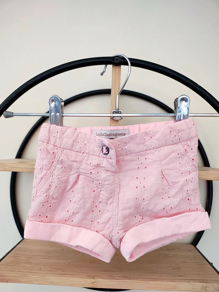 3 mois short lulu castagnette effet dentelle