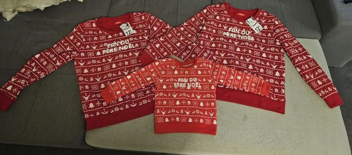 Pull Noël famille