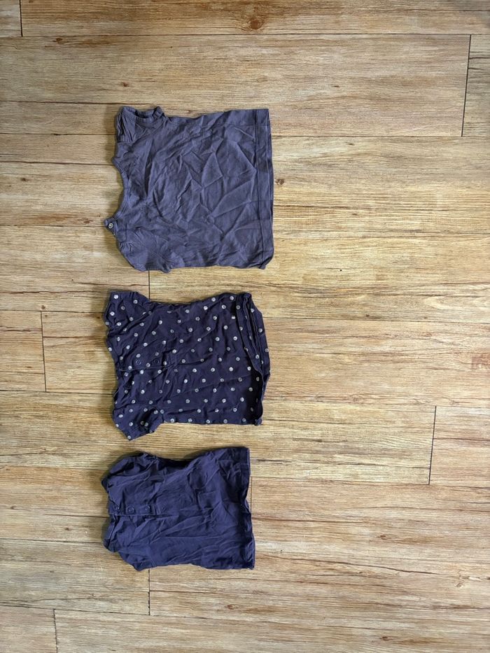 Lot 3 t-shirt 6 mois tissaia