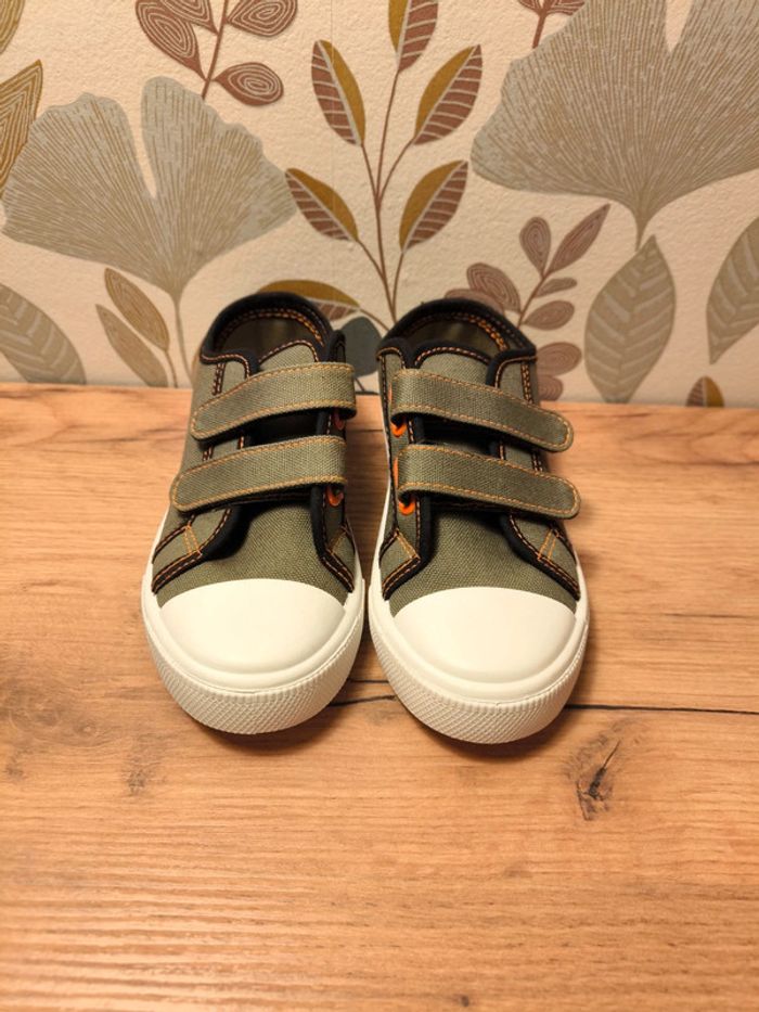 Basket toile kaki 31