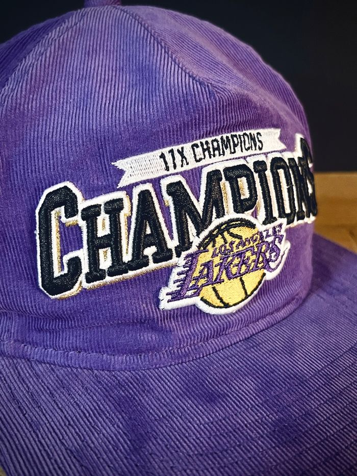 Casquette NBA Lakers Los Angeles Champions - Basketball Cap New Era  Golfer - Neuf - photo numéro 3