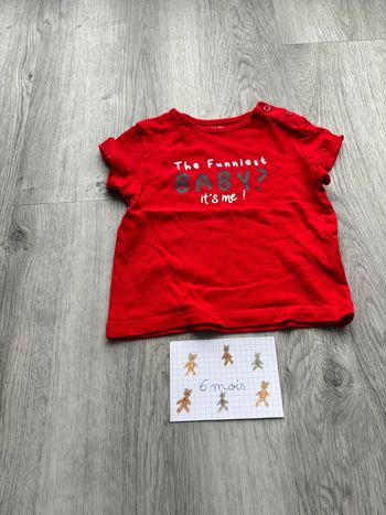 T-shirt 6 mois