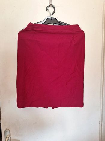 Jupe crayon rouge