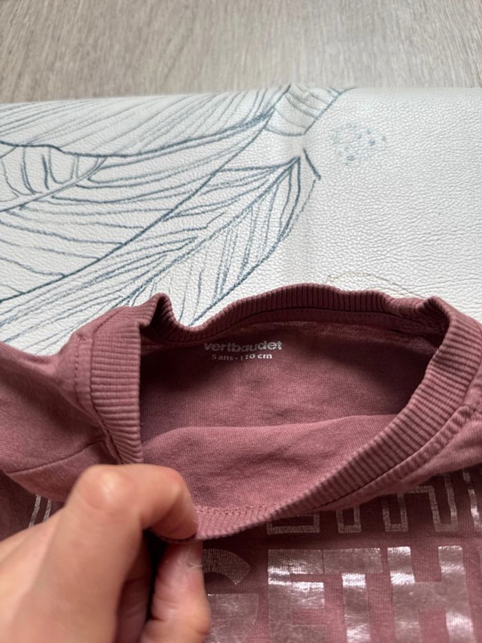 Tenue de sport vert baudet t5ans 110cm - photo numéro 3