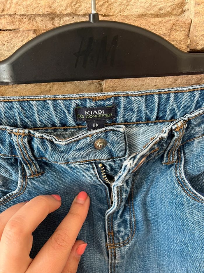 Jupe jean 8 ans Kiabi parfait état - photo numéro 2