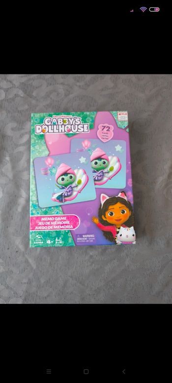 Jeu de mémoire Gabby's dollhouse