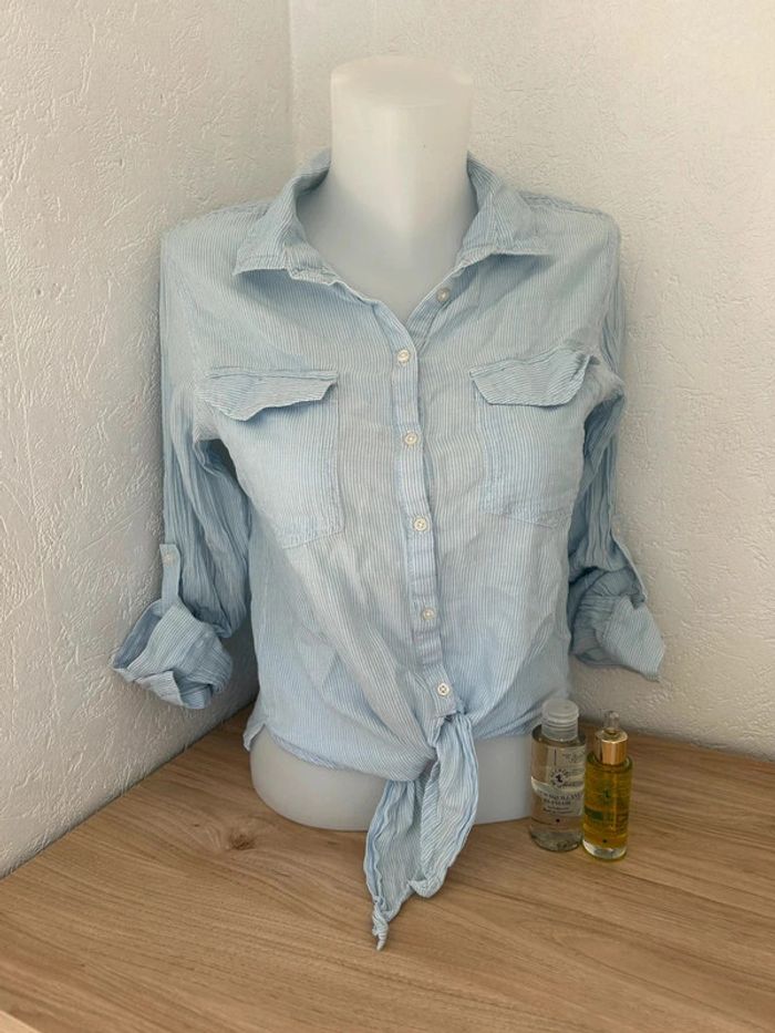 🌟 Chemise nouée à rayures Jennyfer 🌟