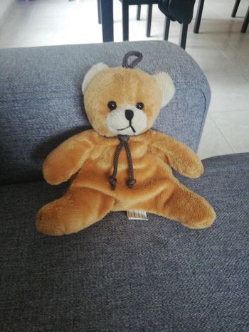 Doudou ourson marron