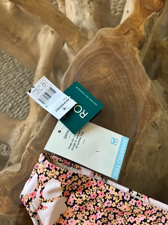 Bas de maillot de bain Roxy fleur rose clair M femme - photo numéro 6