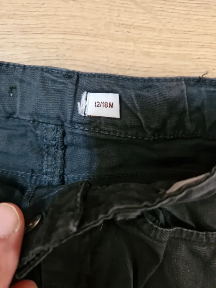 Pantalon demi saison noir 12/18 mois - photo numéro 2