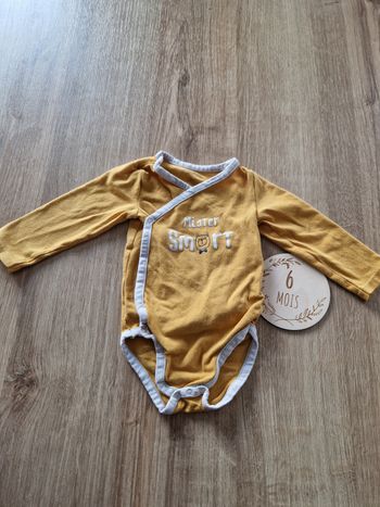 Body croisé « Mister Smart » 6 mois - Orchestra