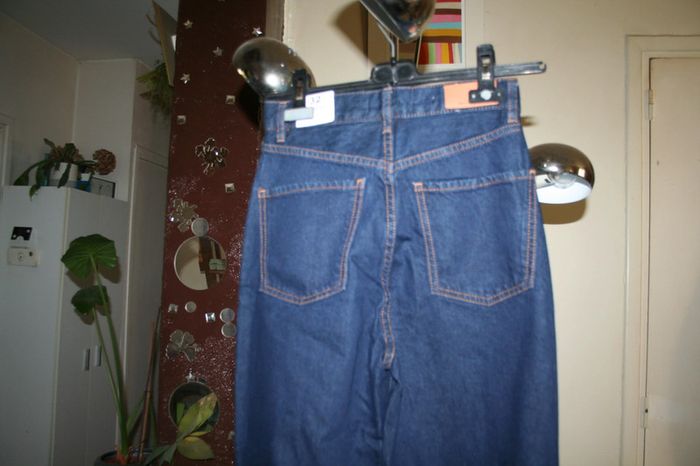 🌸👍Nouveauté 👍Jean #balloon   Taille haute  Taille 32 "Mango" Tendance 2023 Neuf 🌸 - photo numéro 4