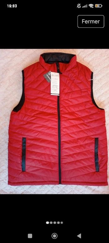 Veste sans manche réversible