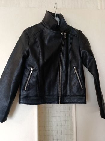 Veste simili cuir fille