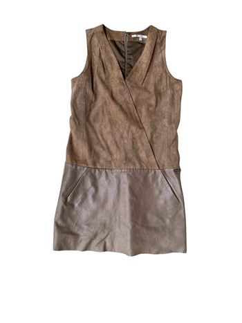 Robe en cuir camel Redskin taille M