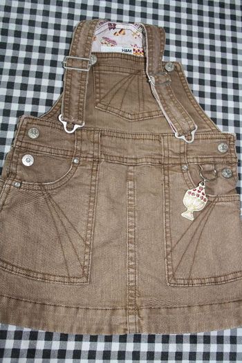 Robe salopette en marron clair de H&M en 1/1,5 an