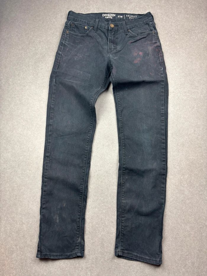 Jean pantalon coupe slim 216 denizen levis noir W30 L32 - photo numéro 9
