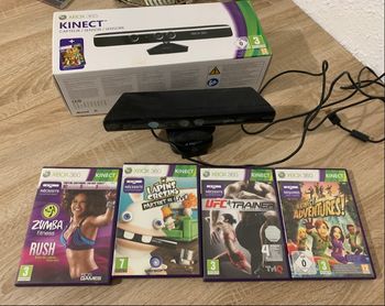 Kinect en boîte + 4 jeux