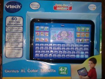 Genuis XL Color Tablette neuve 4-7 ans