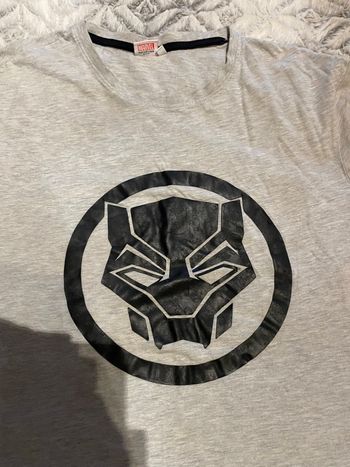 T-shirt black panthère marvel