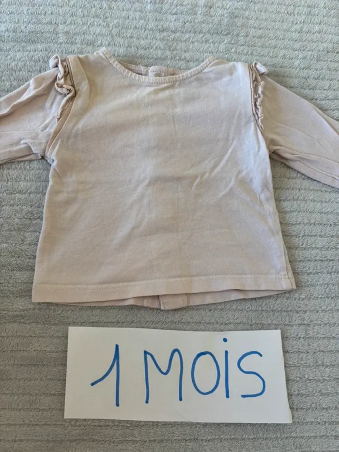 Lot de 5 t-shirt manches longues bébé fille - photo numéro 6