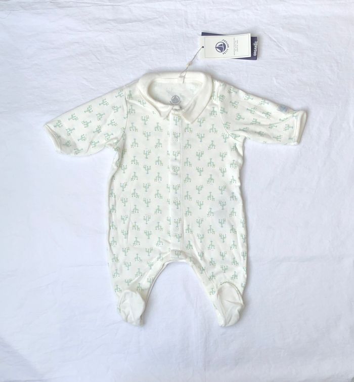 Pyjama fin Petit Bateau 1 mois neuf - photo numéro 2
