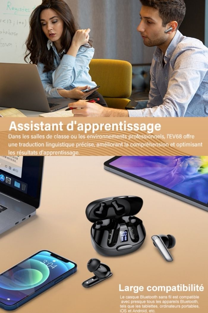 ÉCOUTEURS TRADUCTEUR AI - photo numéro 7