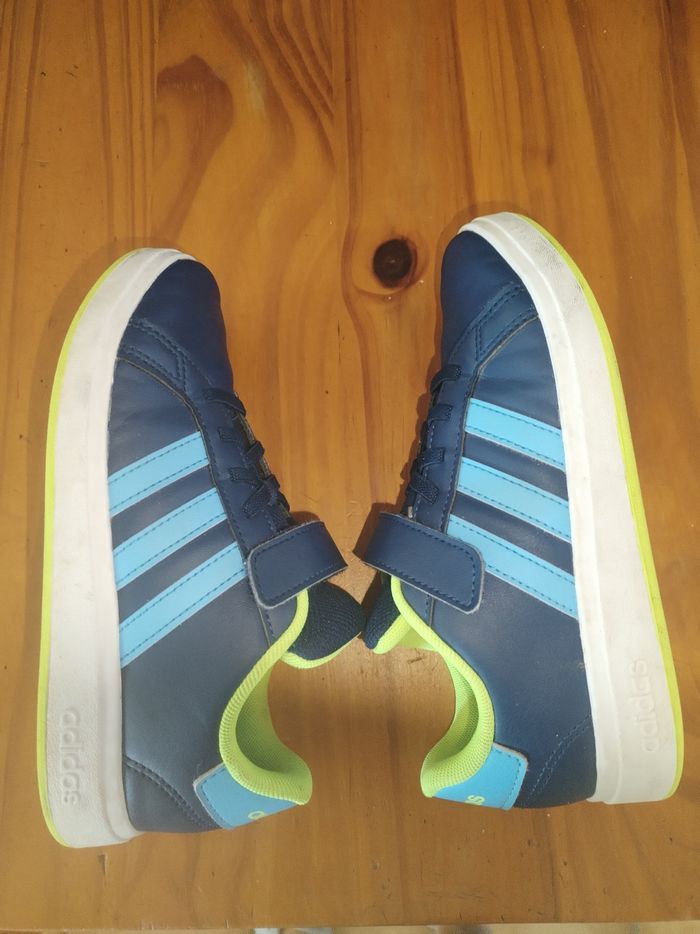Sneakers Adidas bleu tbe 33 - photo numéro 4