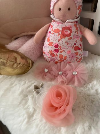 Lot barrettes Girly froufrou chic