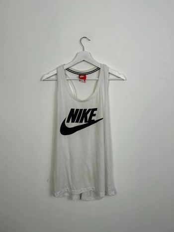 Débardeur Homme Nike Blanc & Noir XL | Très Bon État | Sportswear Training | TN110