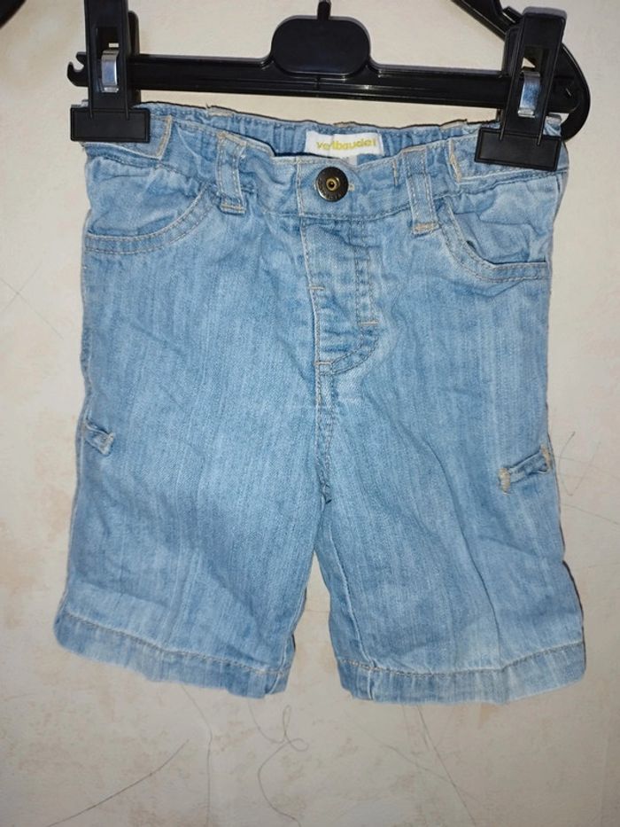 Short en jeans