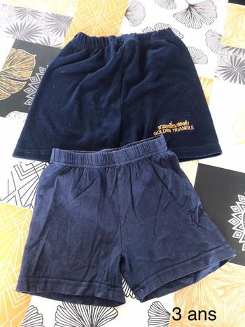Lot shorts 3 ans