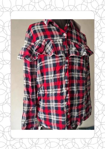 Chemise a carreaux manche longue