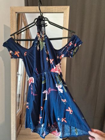 Combi short bleue