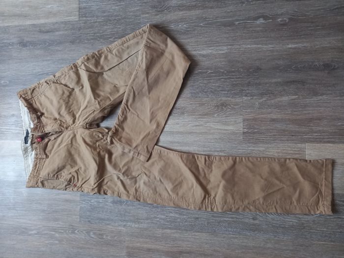 Pantalon chino homme zara man 38 beige