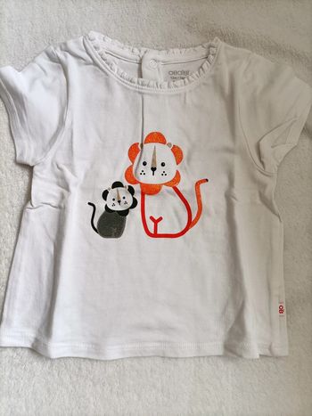Tee shirt manches courtes 12 mois