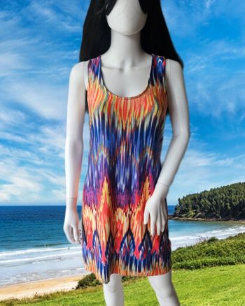 Robe dégradée de couleurs multicolore,bodyflirt, taille 38/40