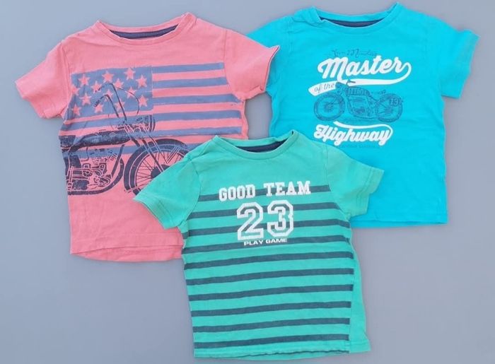 Lot de 3 Tee-shirt MC 3 ans garcon Vertbaudet U collection