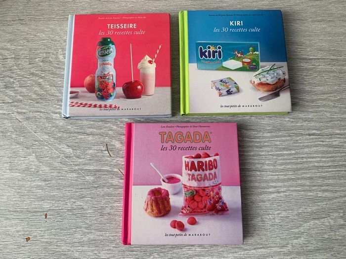 Lot de 3 livres de cuisine: Les tout-petits de Marabout