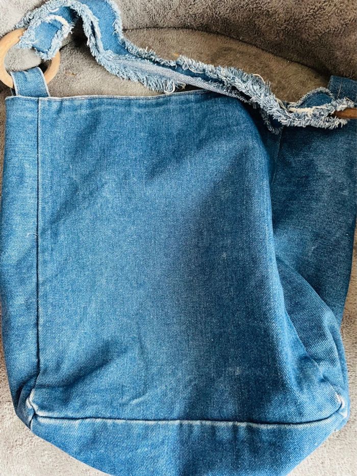 Sac fourre  tout en jean - photo numéro 5