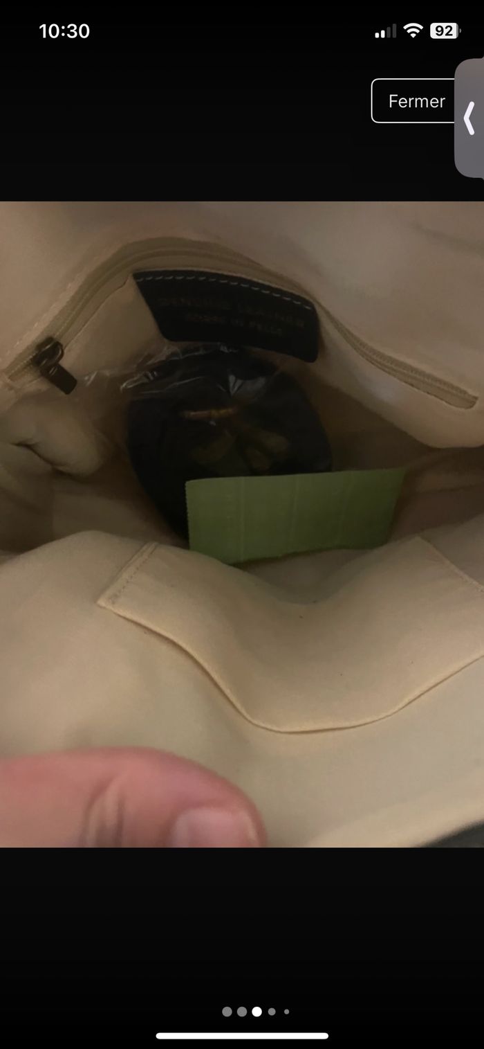 Sac à main cuir de vachette - photo numéro 4