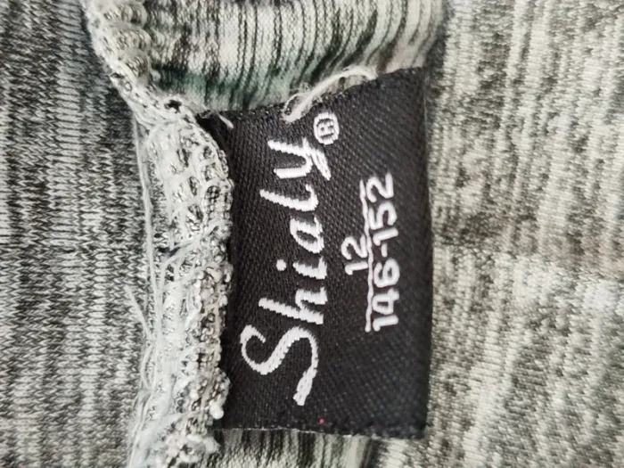 Ensemble short tee-shirt gris et jaune Shialy taille 12 ans - photo numéro 6