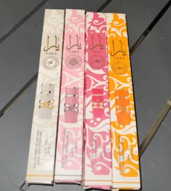 Lot de 4 parfums YARA