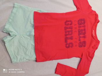 short Orchestra et tee shirt taille 8 ans réf 963 C01