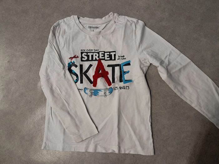 haut tee shirt manches longues garcon 6 ans orchestra